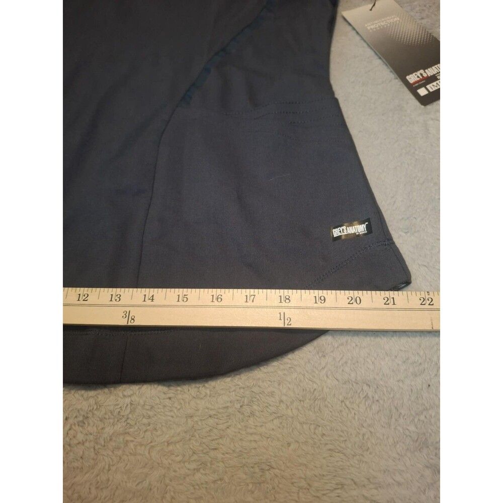 Grey’s Anatomy By Barco Impact Blue Steel Women’s Workwear Scrubs Shirt Medium - Picture 3 of 13